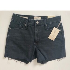 Wild Fable Black Highest Rise Mom Shorts Womens Size 0/25 Waist NWT Distressed